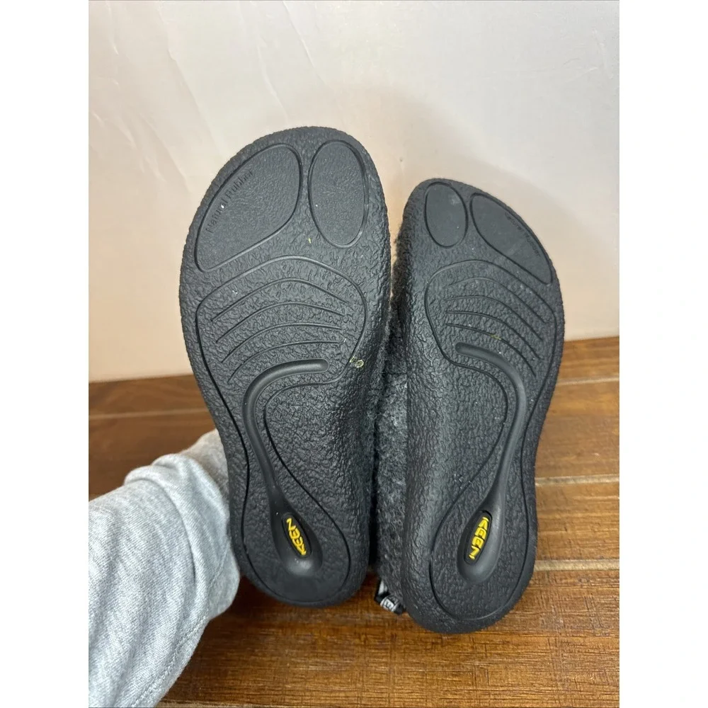 Keen Howser II Womens Shoes Sz 6‎ Casual Gray Felt Black Slip On Comfortable